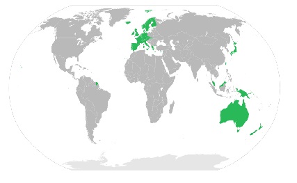 daerah bebas rabies di dunia 2010